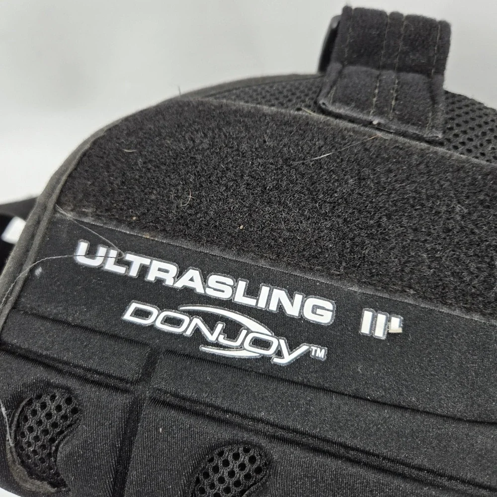DonJoy Sling‎ M Black Neoprene Nylon Ultrasling II Immobilization Adjustable